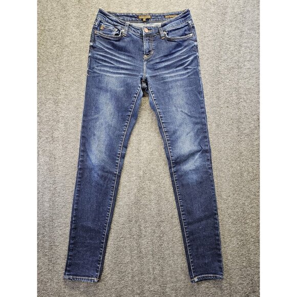 Dear John Denim - Dear John Gisele High Waisted Skinny Jeans Women's Size 25 Dark Wash Denim